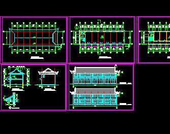 某古建筑設(shè)計施工圖免費下載 園林古建