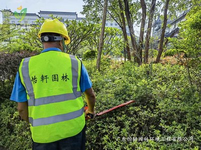 怡軒園林綠化公司為惠州綠色動力提供高質(zhì)量的廠區(qū)綠化養(yǎng)護服務(wù)